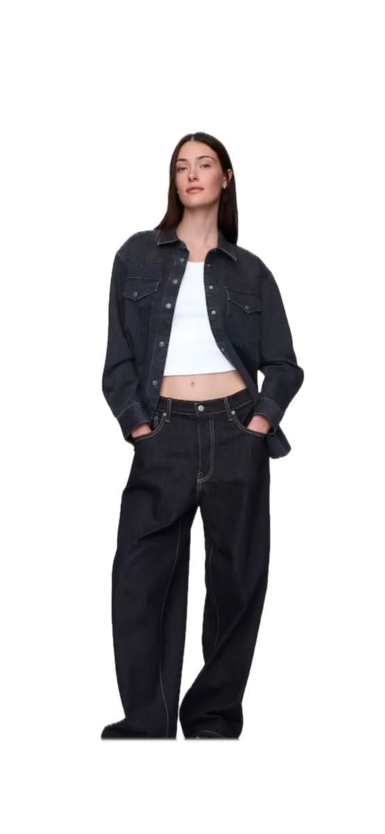 GAP ギャップ スーパーバギーデニム ダークリンス 28W30L|Yahoo GAP ギャップ スーパーバギーデニム ダークリンス 28W30L|Yahoo