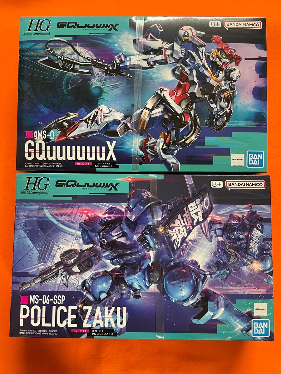 HG 機動戦士ガンダム ジークアクス(GUNDAM GQUUUUUX)&軍警ザク HG 機動戦士ガンダム ジークアクス(GUNDAM GQUUUUUX)&軍警ザク