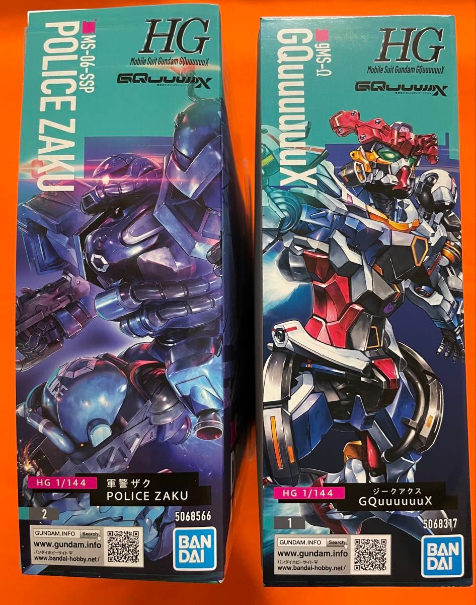 HG 機動戦士ガンダム ジークアクス(GUNDAM GQUUUUUX)&軍警ザク HG 機動戦士ガンダム ジークアクス(GUNDAM GQUUUUUX)&軍警ザク
