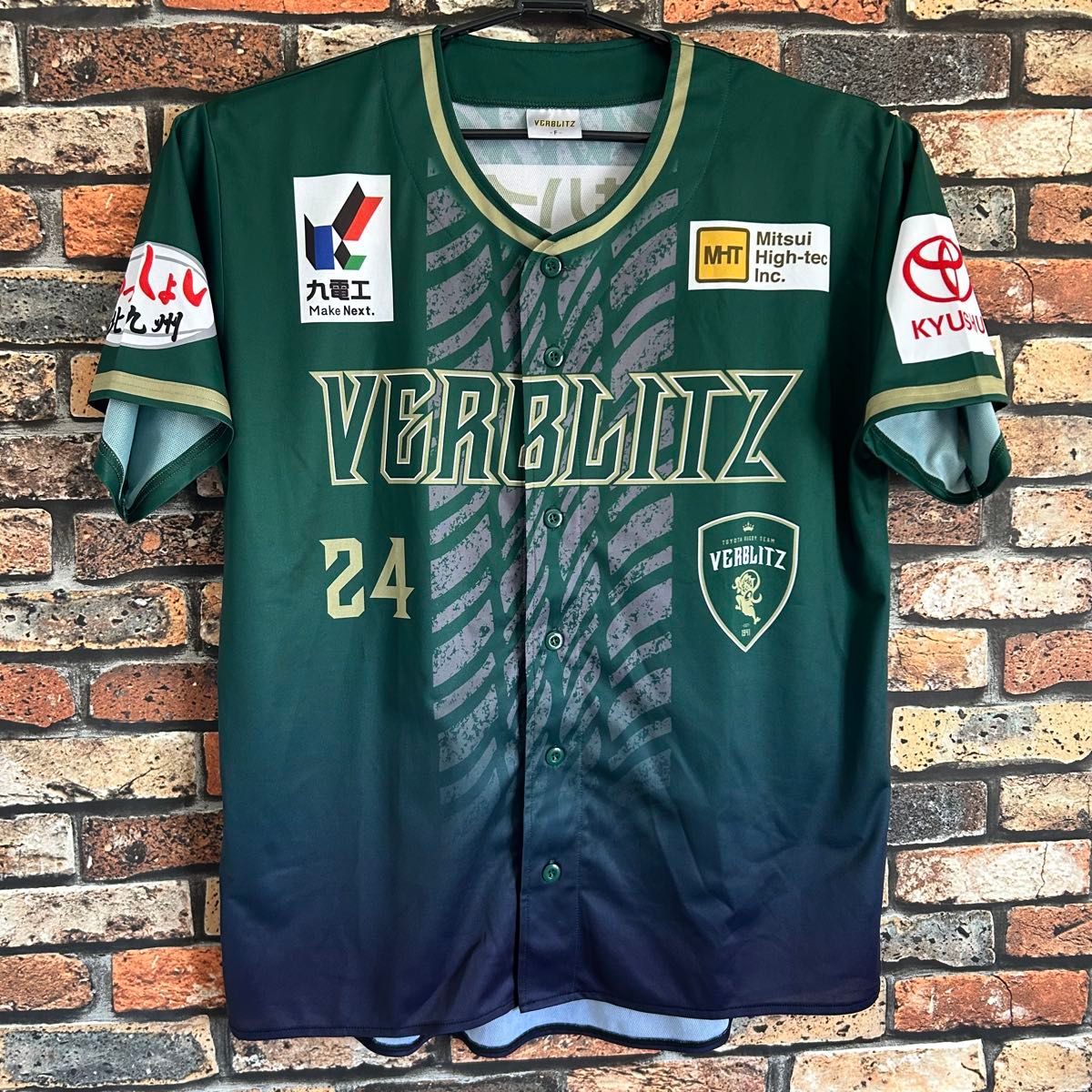 未着 トヨタヴェルブリッツ ユニフォーム ベースボールシャツ 未着 トヨタヴェルブリッツ ユニフォーム ベースボールシャツ
