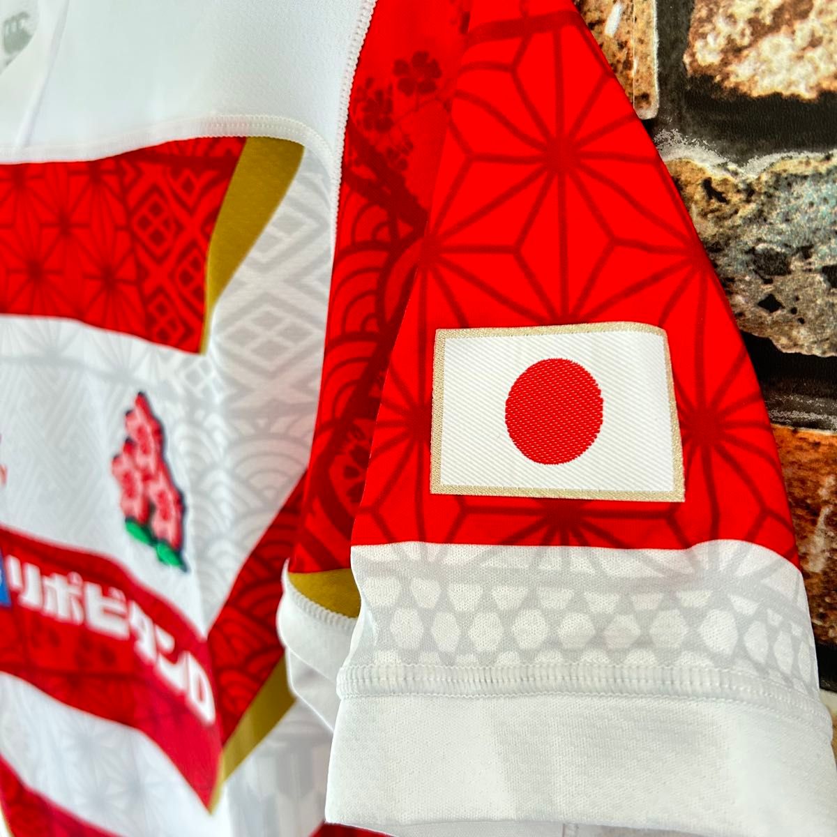 美品 ラグビー 日本代表 ユニフォーム Canterbury 刺繍 美品 ラグビー 日本代表 ユニフォーム Canterbury 刺繍
