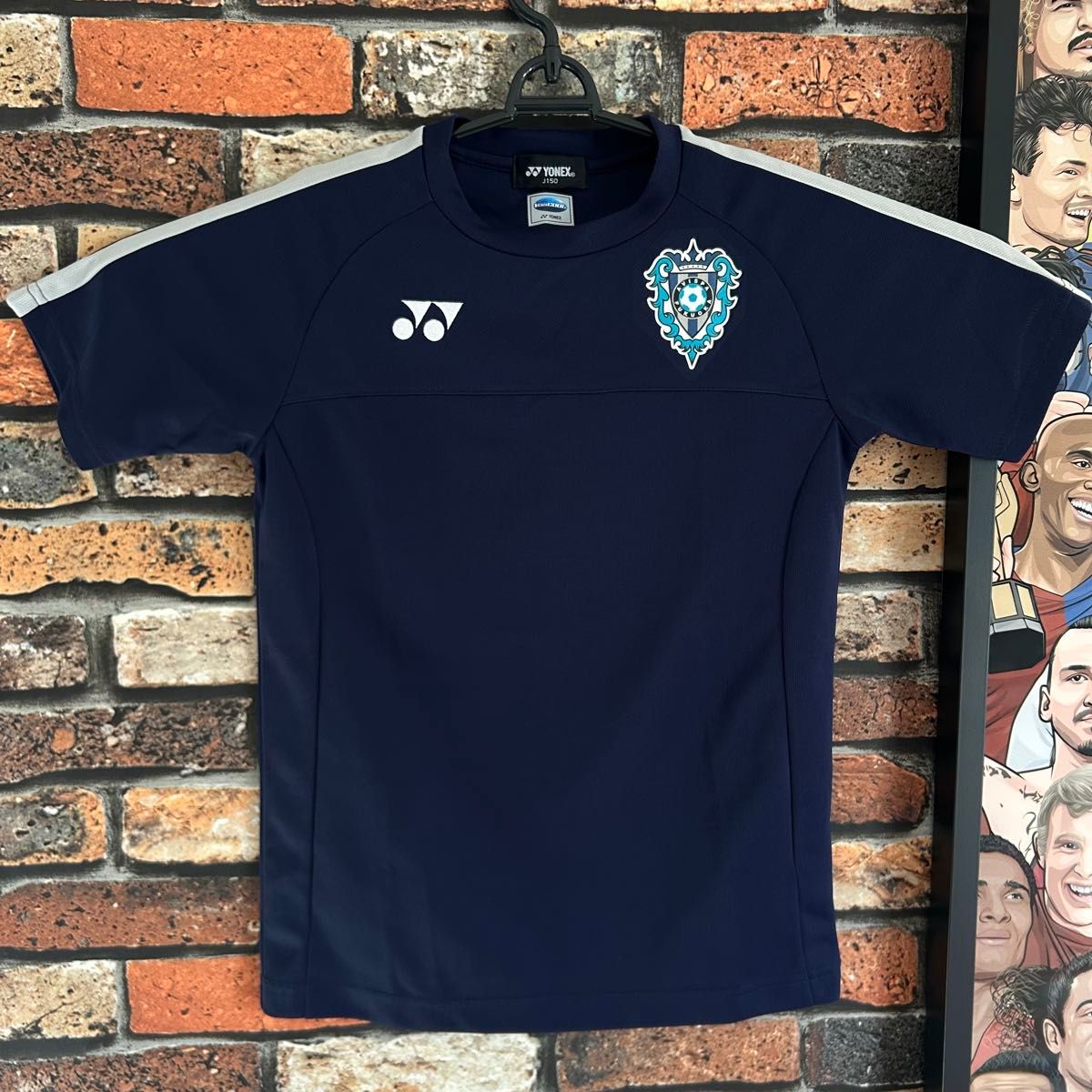 美品 アビスパ福岡 練習着 ユニフォーム シャツ YONEX 子供 美品 アビスパ福岡 練習着 ユニフォーム シャツ YONEX 子供