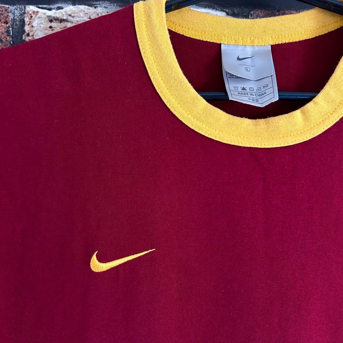 サッカー ポルトガル代表 リンガーネックTシャツ NIKE 刺繍ロゴ サッカー ポルトガル代表 リンガーネックTシャツ NIKE 刺繍ロゴ