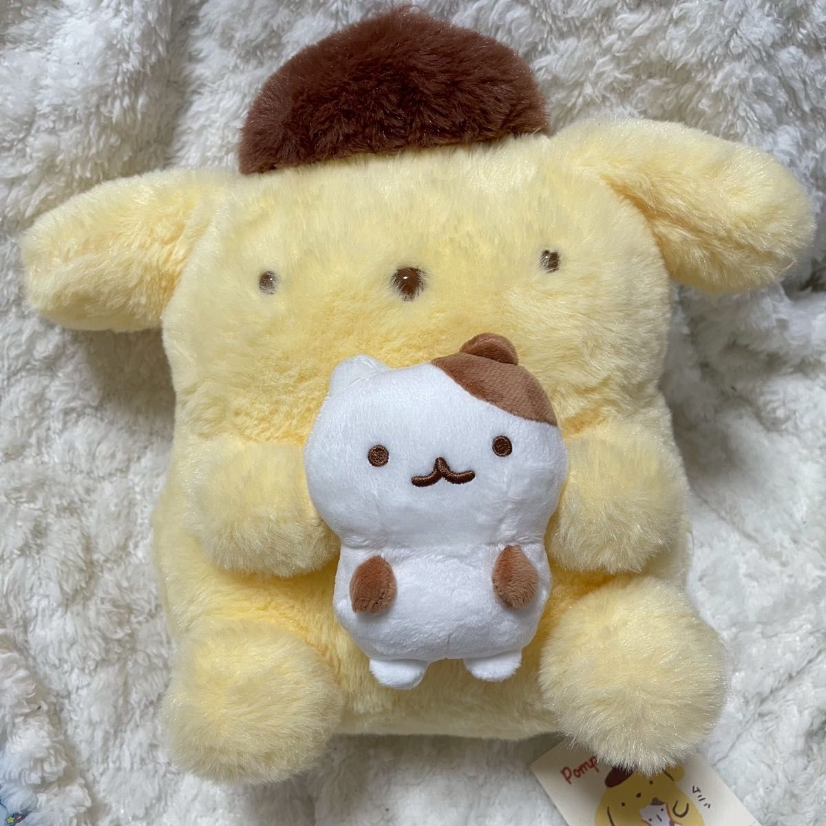 ポムポムプリン ぬいぐるみ プリンとマフィンなかよしタイム ポムポムプリン ぬいぐるみ プリンとマフィンなかよしタイム
