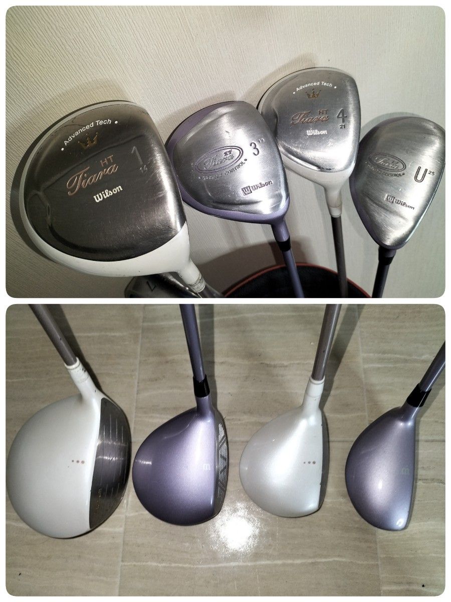 初心者】 Wilson ウイルソン レディースゴルフクラブセット /3 初心者】 Wilson ウイルソン レディースゴルフクラブセット /3