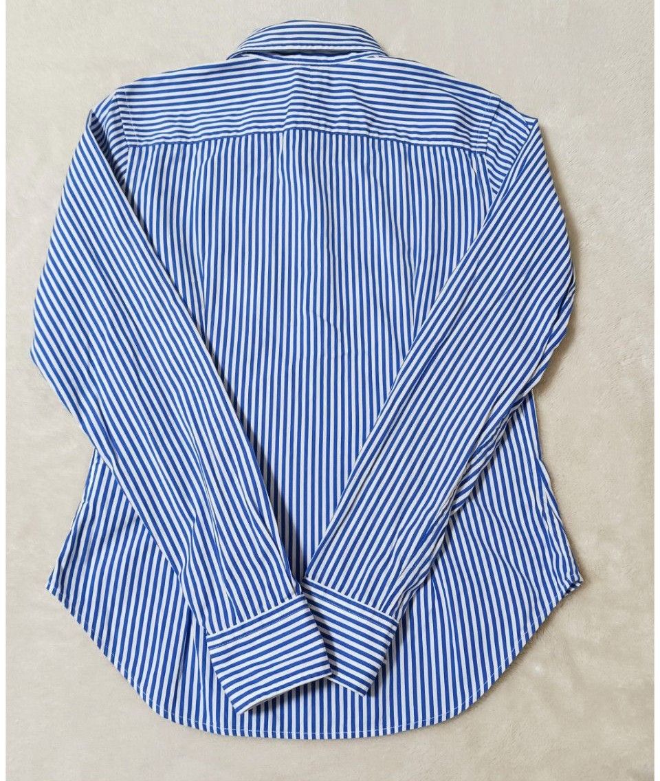 RALPHLAUREN ストライプ 長袖シャツ 青 ラルフローレン M|Yahoo RALPHLAUREN ストライプ 長袖シャツ 青 ラルフローレン M|Yahoo