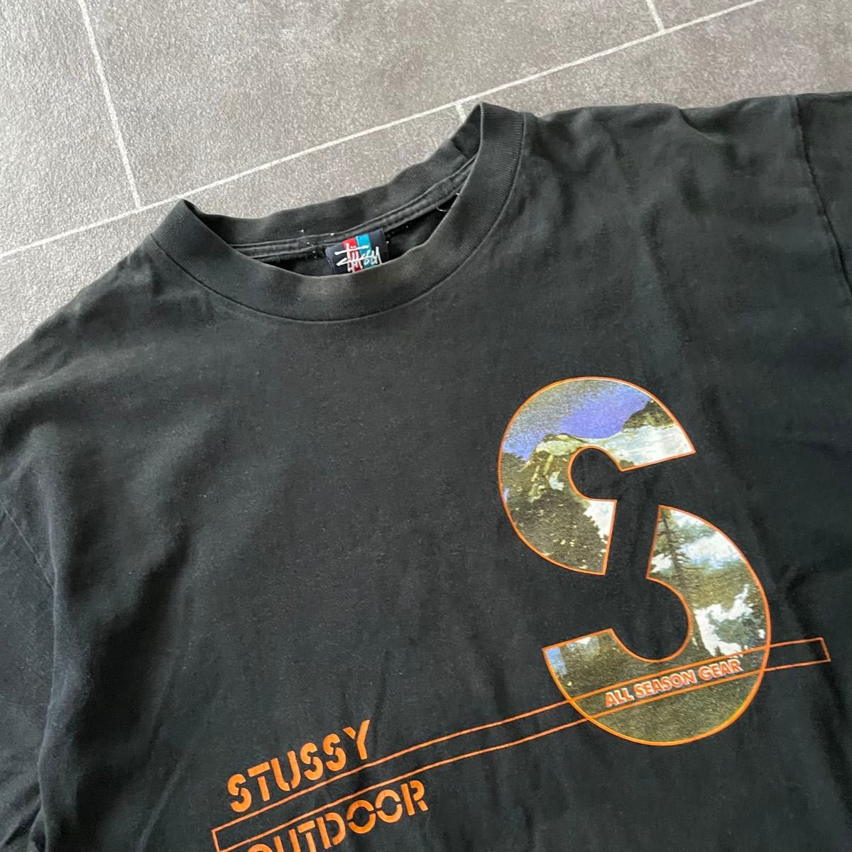 USA製 90's STUSSY ステューシー S80 all season gear S/S fade USA製 90's STUSSY ステューシー S80 all season gear S/S fade