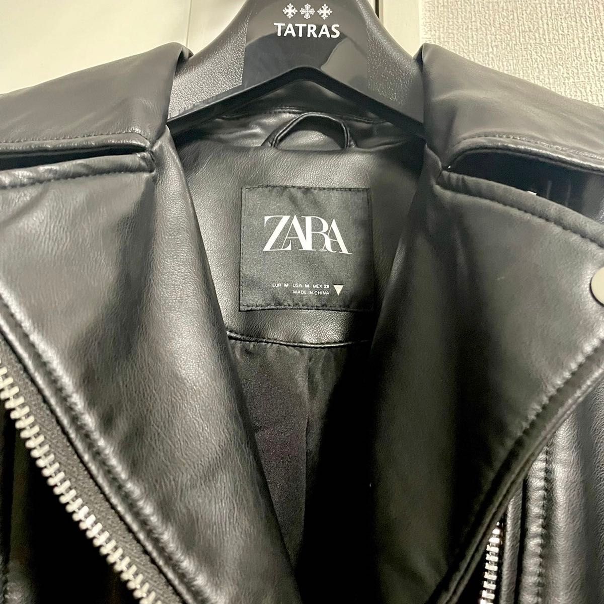 美品】ZARA ライダース ジャケット Mサイズ 黒|Yahoo!フリマ 美品】ZARA ライダース ジャケット Mサイズ 黒|Yahoo!フリマ