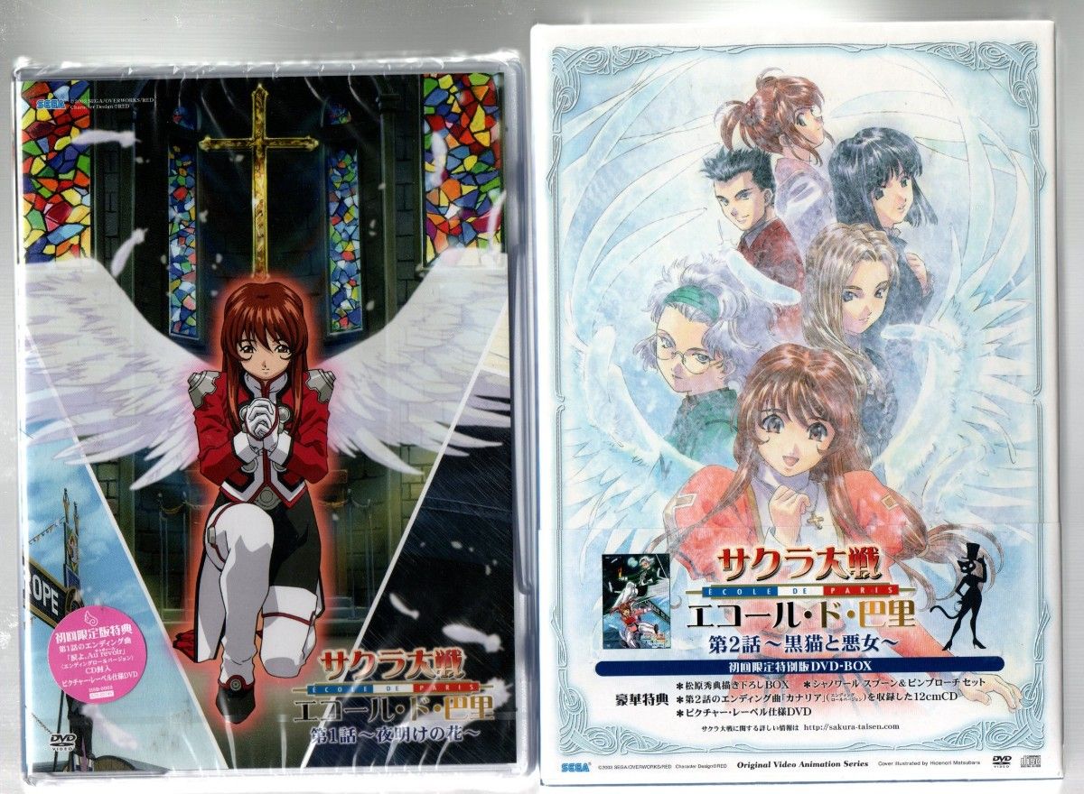 新品/サクラ大戦 エコール・ド・巴里 ①②③ (初回限定版) [DVD 新品/サクラ大戦 エコール・ド・巴里 ①②③ (初回限定版) [DVD