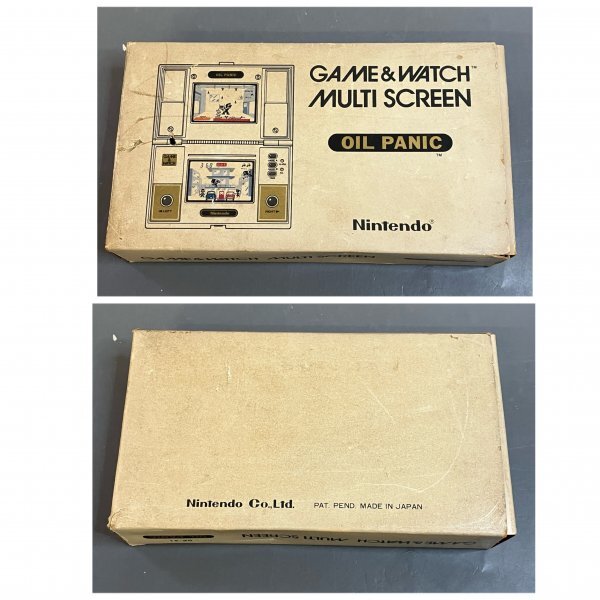 1円スタート!】ジャンク 箱付 任天堂 ゲームウォッチ オイル 1円スタート!】ジャンク 箱付 任天堂 ゲームウォッチ オイル