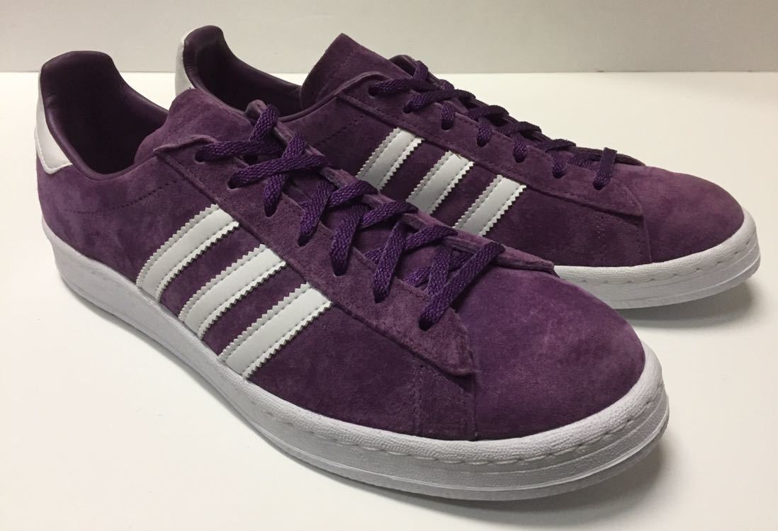 デッド 初期復刻 新品 08年 adidas campus 80s アディダス キャンパス スエード パープル 紫 us 10.5 JP 28.5 正規品_画像1