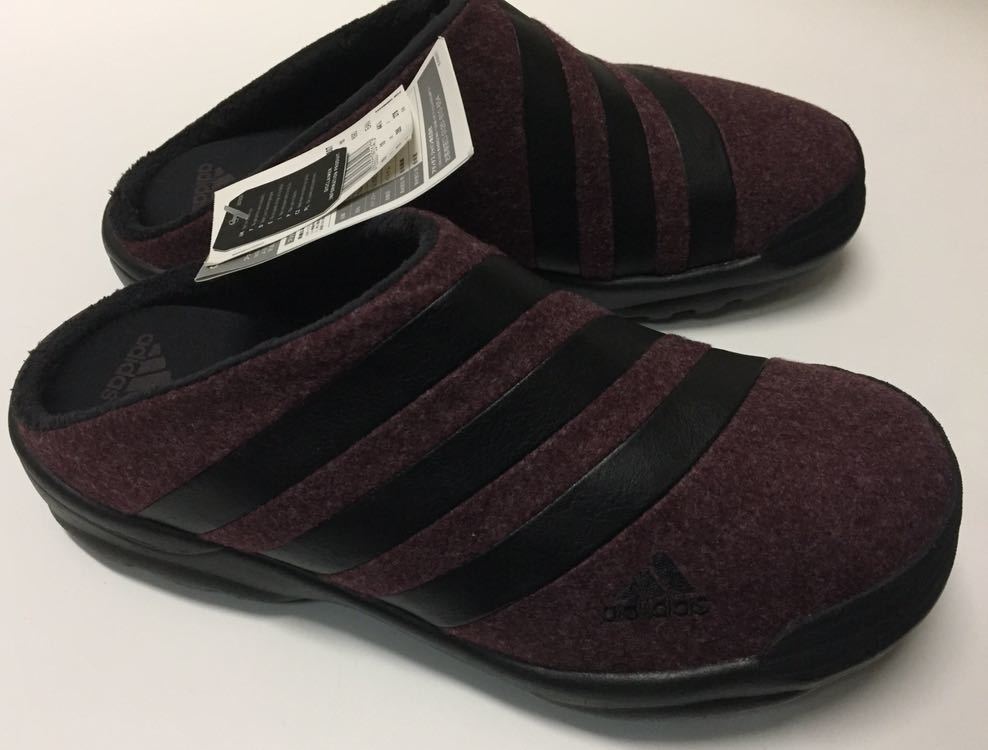 デッド レア 14年 新品 adidas toalo アディダス トアロ クロッグ サンダル ワイン ブラック JP 28.5 タグ付き 正規品_画像6