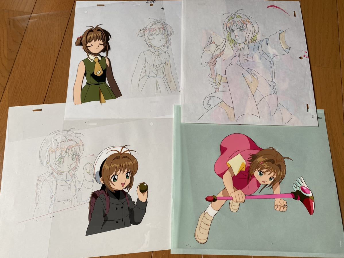  очень редкий # CC Sakura Cardcaptor Sakura цифровая картинка анимация фон . модифицировано установка автограф исходная картина продажа комплектом 