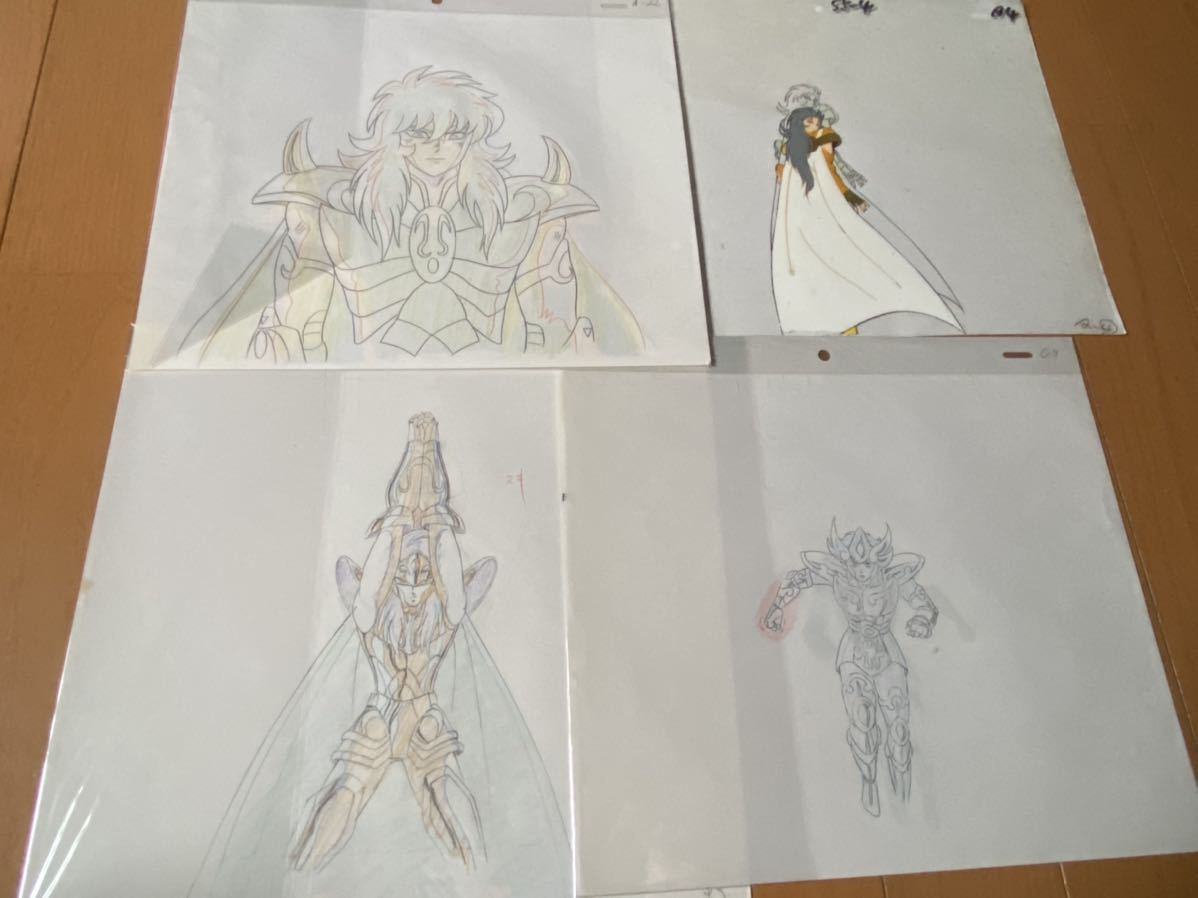 激レア□ 聖闘士星矢 黄金聖闘士 荒木伸吾姫野美智 セル画 動画 激レア□ 聖闘士星矢 黄金聖闘士 荒木伸吾姫野美智 セル画 動画