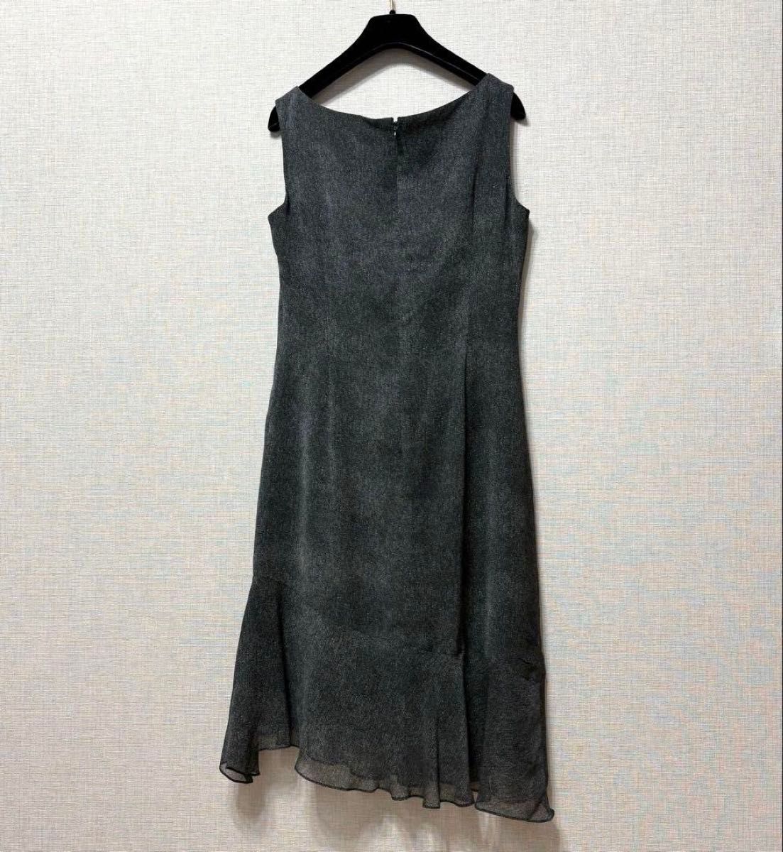 M'S GRACY エムズグレイシー グレー ノースリーブワンピース M'S GRACY エムズグレイシー グレー ノースリーブワンピース