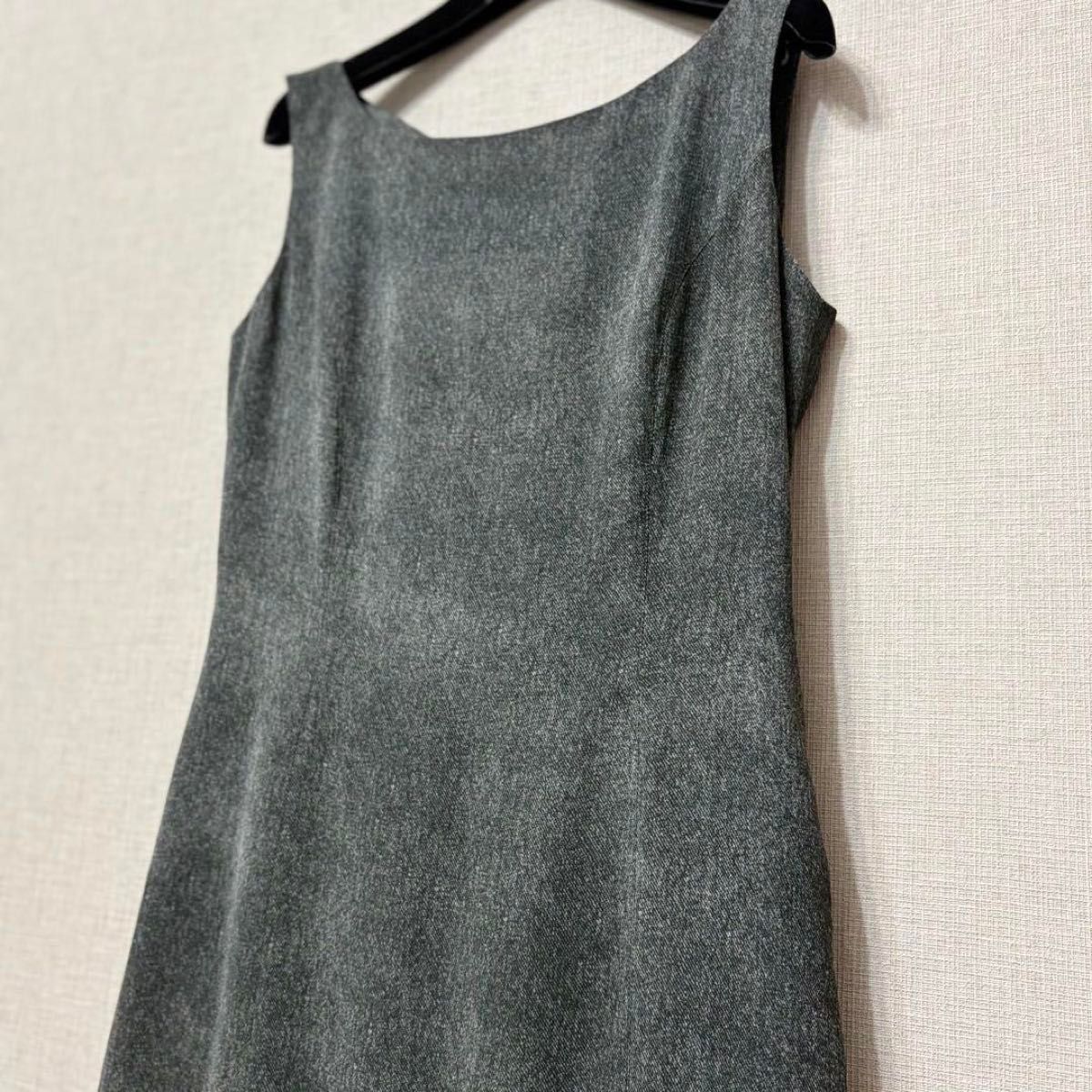M'S GRACY エムズグレイシー グレー ノースリーブワンピース M'S GRACY エムズグレイシー グレー ノースリーブワンピース
