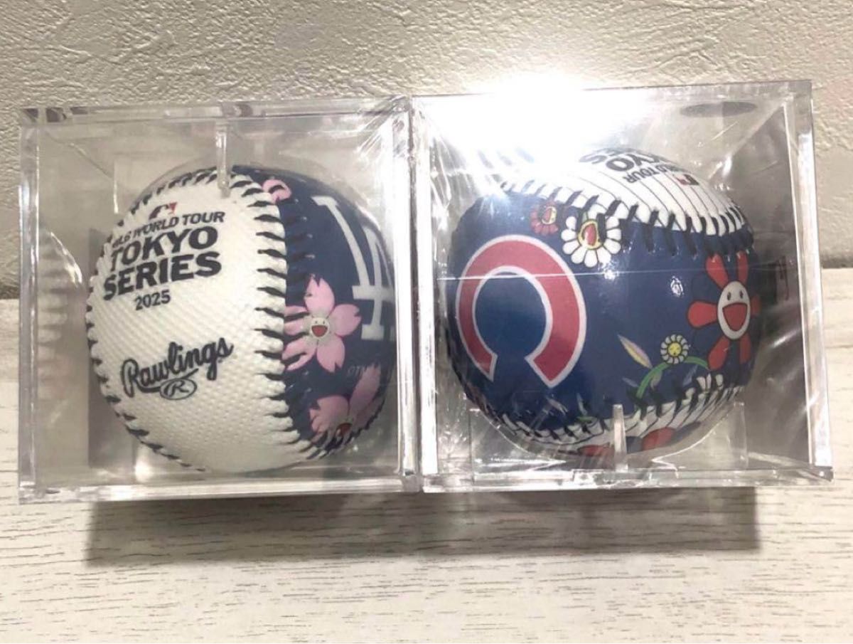 新品】村上隆×MLB TOKYO SERIES 限定記念レプリカボール セット 新品】村上隆×MLB TOKYO SERIES 限定記念レプリカボール セット