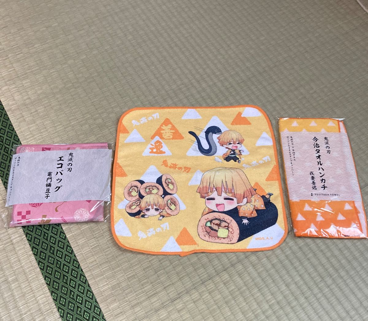 鬼滅の刃 キャラクターハンカチ 今治タオルハンカチ エコバッグ 鬼滅の刃 キャラクターハンカチ 今治タオルハンカチ エコバッグ