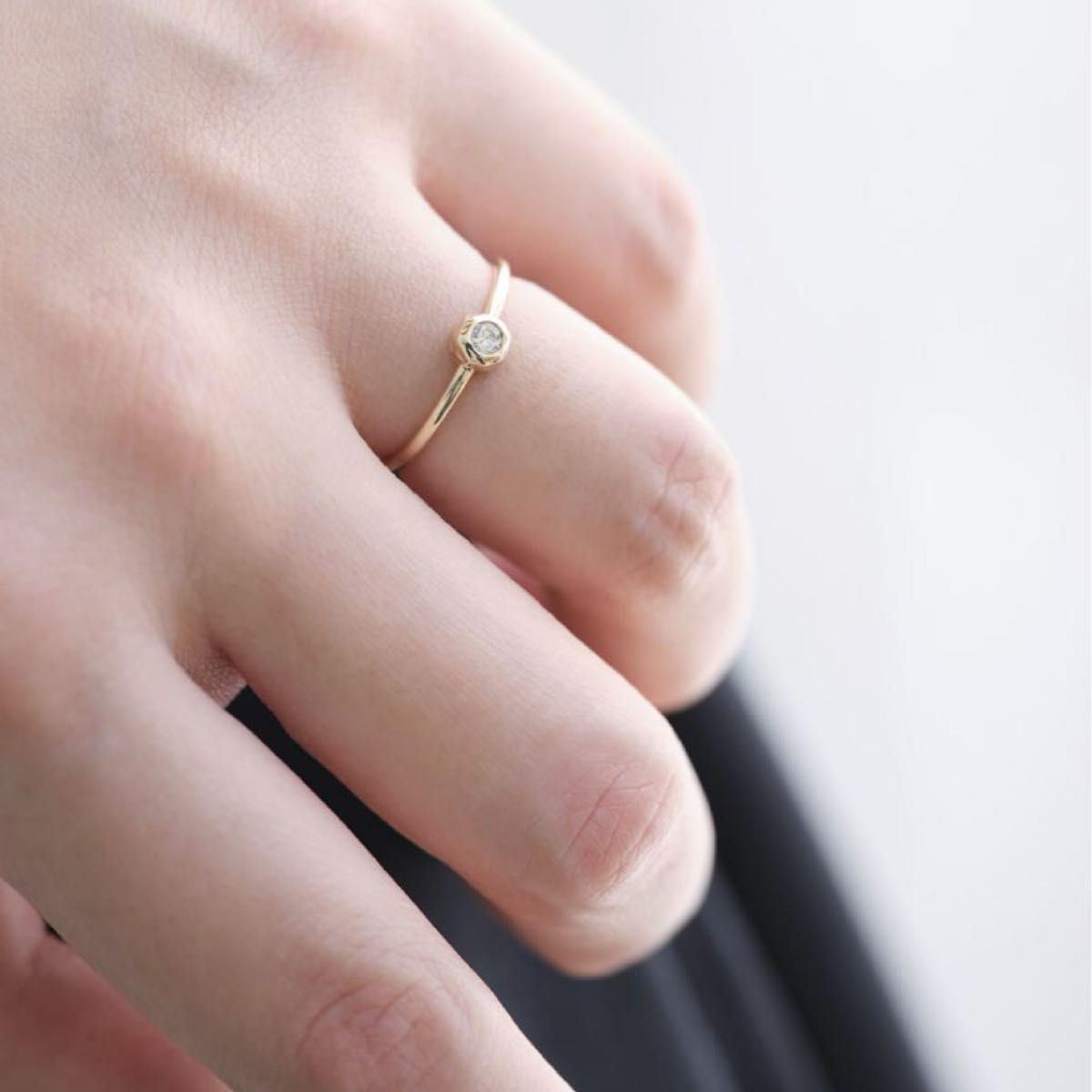 WOJE K10 Ring Muse ヲジェ リング ダイヤモンド 9号 指輪 WOJE K10 Ring Muse ヲジェ リング ダイヤモンド 9号 指輪
