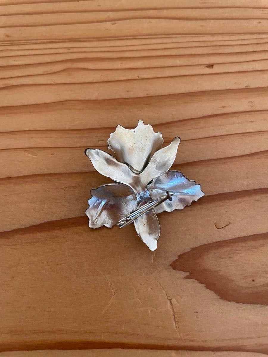 青緑色の金属製ブローチ 花モチーフ ヴィンテージ|Yahoo!フリマ 青緑色の金属製ブローチ 花モチーフ ヴィンテージ|Yahoo!フリマ