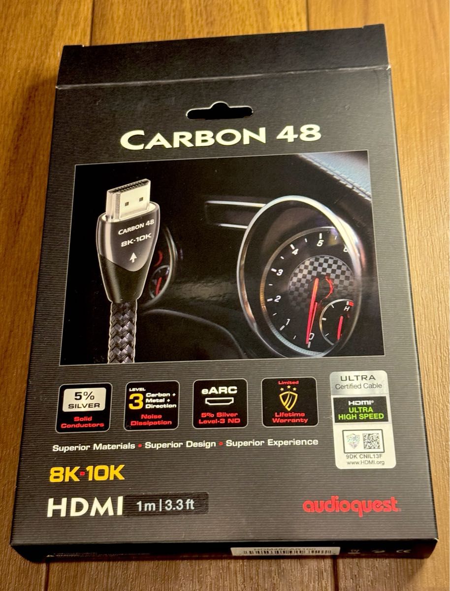 audioquest オーディオクエスト HDMIケーブル Carbon48 1 0m audioquest オーディオクエスト HDMIケーブル Carbon48 1 0m
