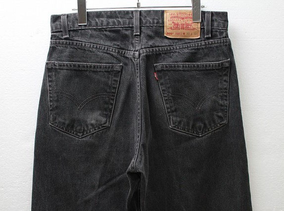 90's リーバイス Levi's 505 ブラックデニムパンツ (33×32) 黒 90年代 グアテマラ製 旧タグ オールド レッドタブ 1998年製