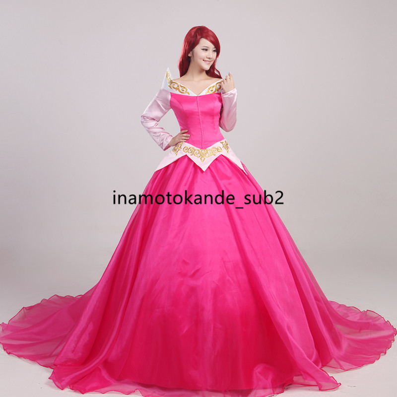 ヤフオク コスプレ衣装眠れる森の美女オーロラ姫ドレス デ ヤフオク コスプレ衣装眠れる森の美女オーロラ姫ドレス デ