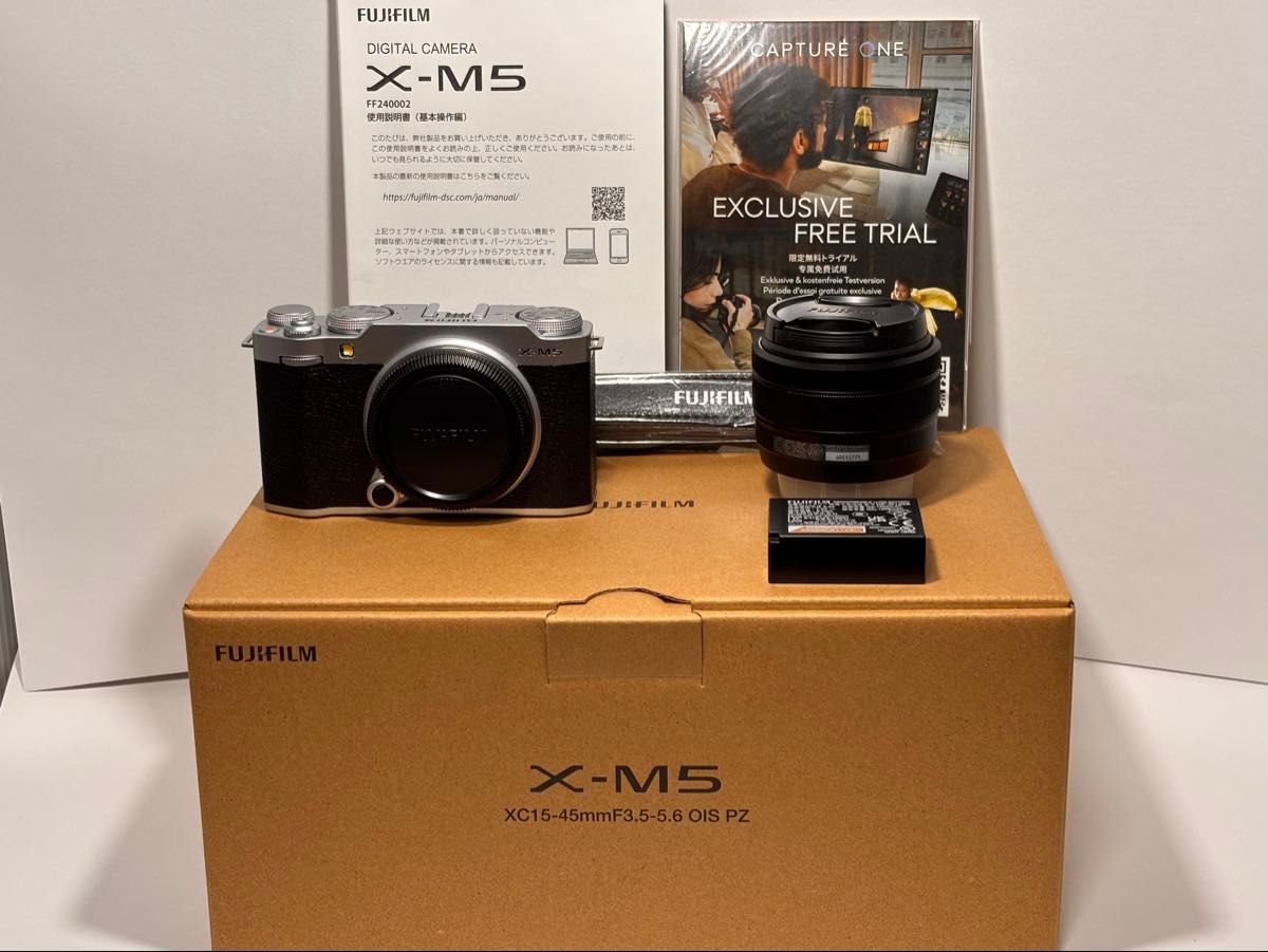 FUJIFILM ミラーレス一眼カメラ X-M5 XC15-45mm レンズキット FUJIFILM ミラーレス一眼カメラ X-M5 XC15-45mm レンズキット