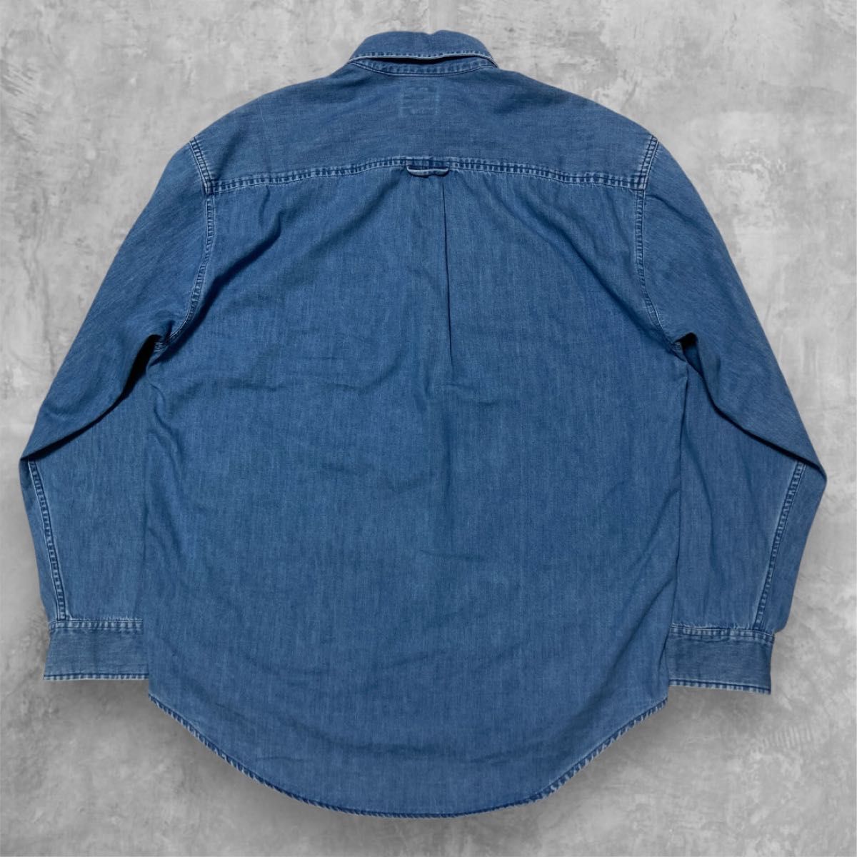 OLD GAP ポルトガル製 切り替えシャツ チェック×デニム 80s 90s OLD GAP ポルトガル製 切り替えシャツ チェック×デニム 80s 90s