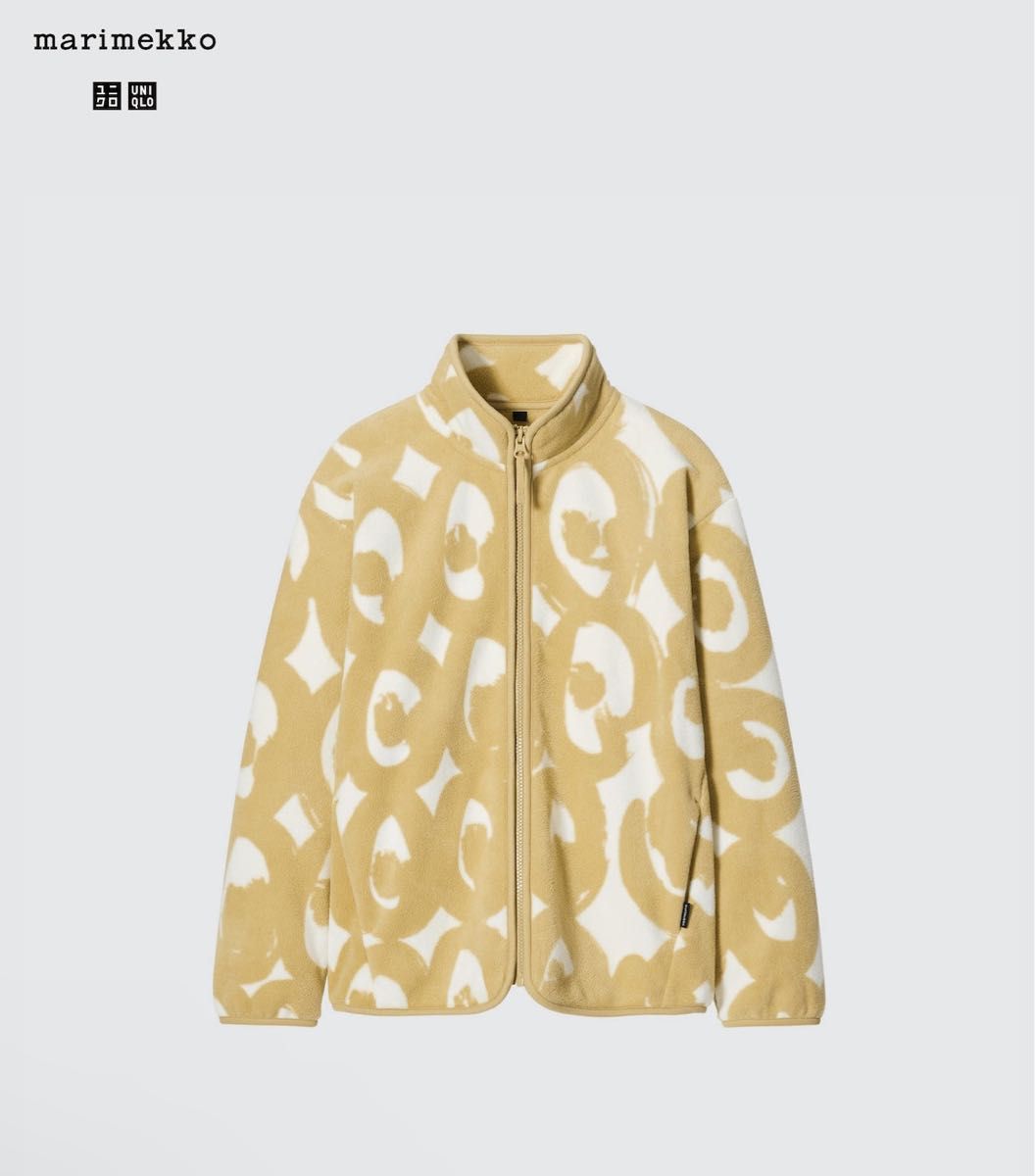 新品未使用 UNIQLO フリースフルジップジャケット ベージュ 新品未使用 UNIQLO フリースフルジップジャケット ベージュ