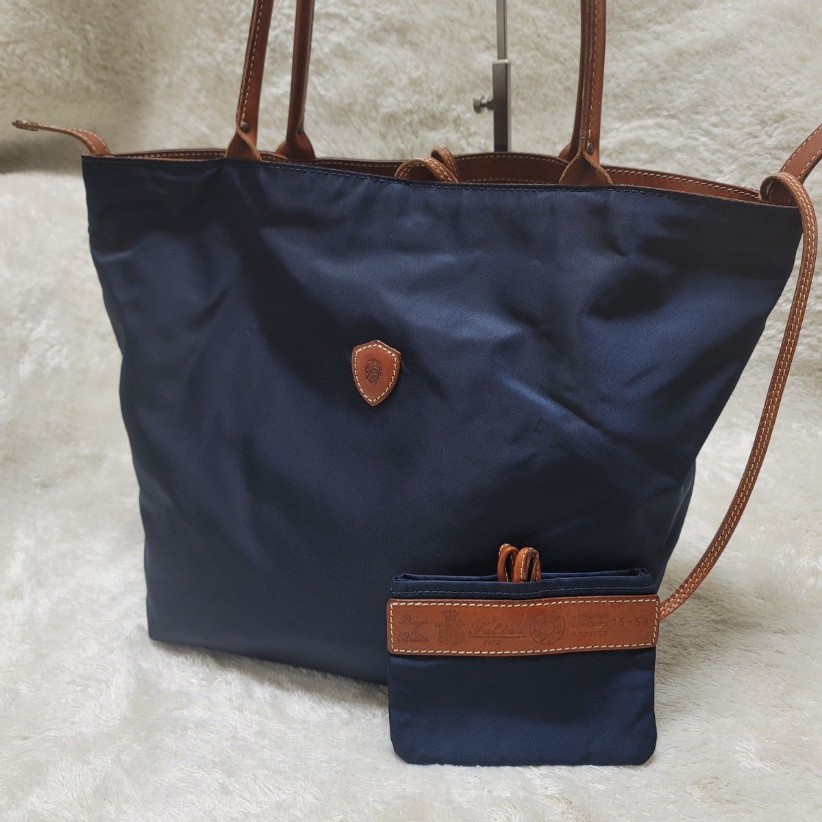 美品】【レア】 フェリージ Felisi トートバッグ リバーシブル 美品】【レア】 フェリージ Felisi トートバッグ リバーシブル