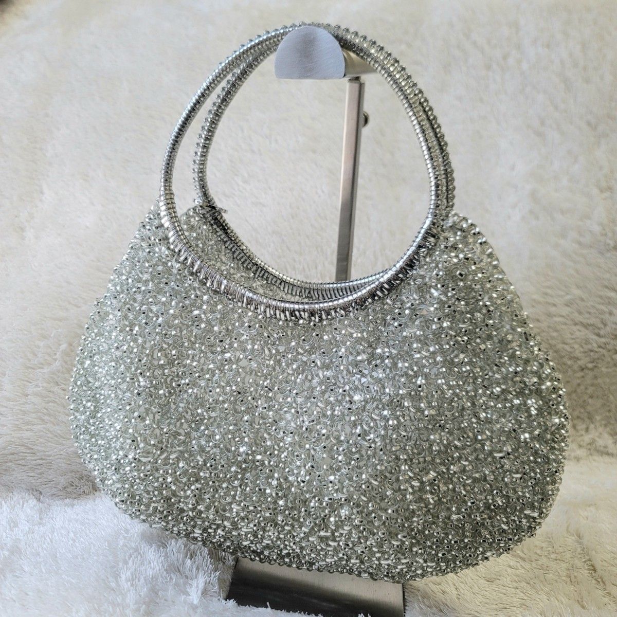 美品】ANTEPRIMA アンテプリマ ワイヤーバッグ シルバー 美品】ANTEPRIMA アンテプリマ ワイヤーバッグ シルバー