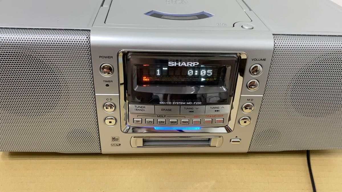 シャープ CD・MDシステム SHARP MD-F230-Z