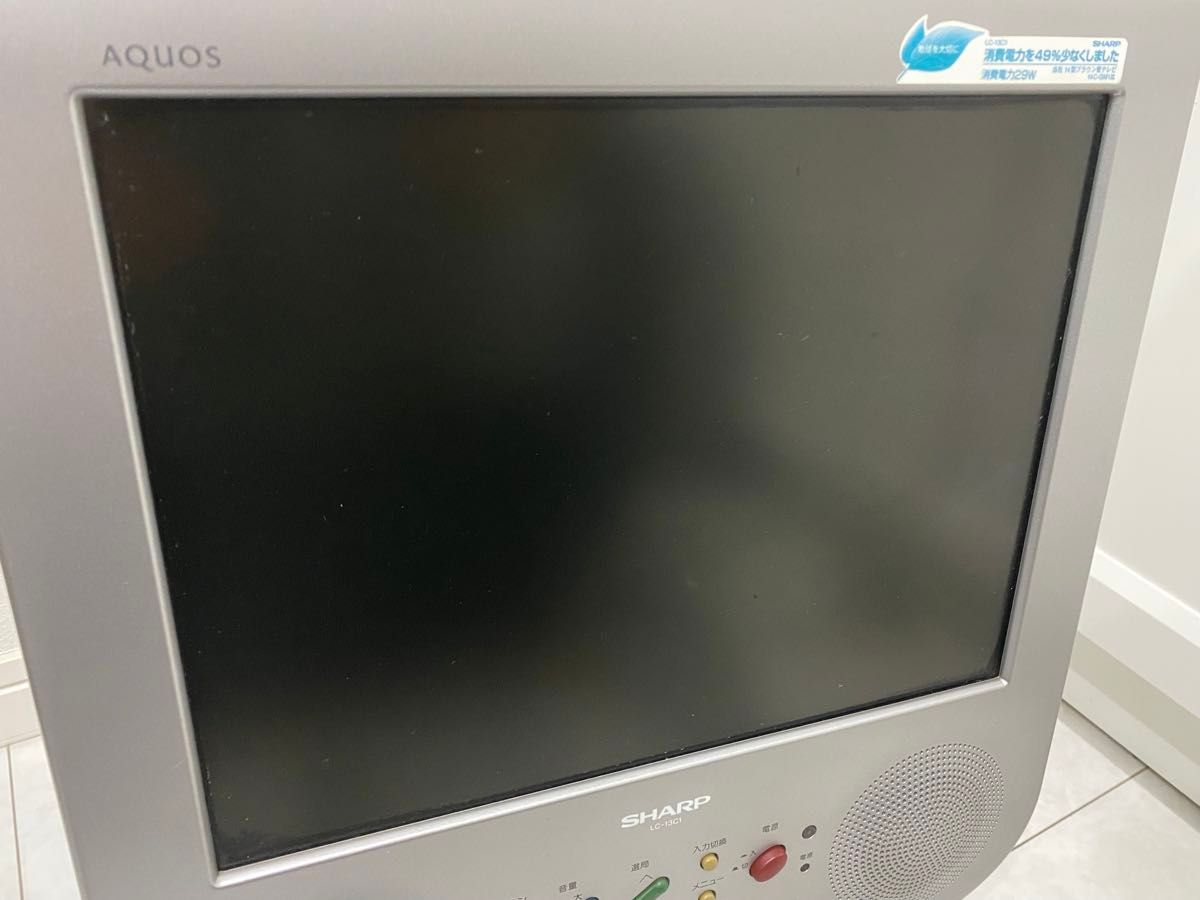 シャープ AQUOS アクオス 液晶テレビ 2001年製 13型 LC-13c1 シャープ AQUOS アクオス 液晶テレビ 2001年製 13型 LC-13c1