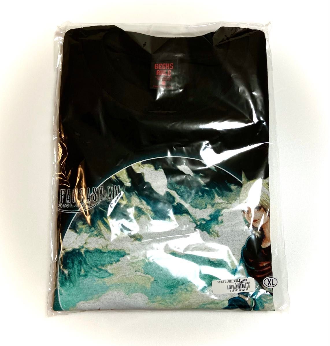 FINAL FANTASY XIV×GEEKS RULE XLサイズ Tシャツ ブラック FINAL FANTASY XIV×GEEKS RULE XLサイズ Tシャツ ブラック