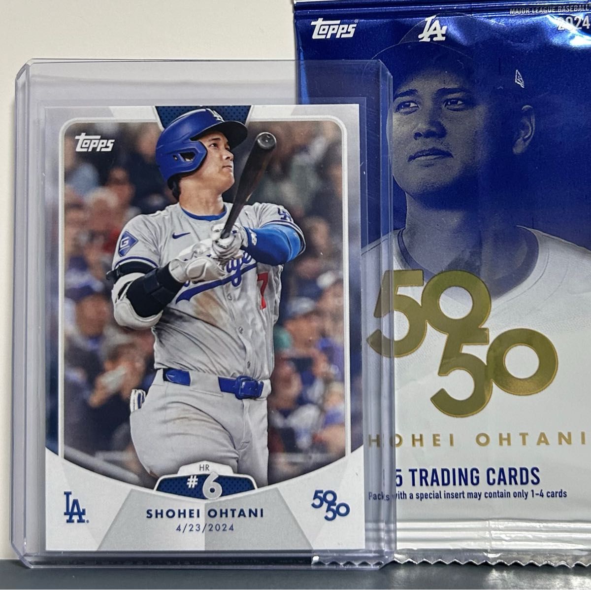 2024 Topps 大谷翔平 50/50 カード SHOHEI OHTANI Base HR #6 2024 Topps 大谷翔平 50/50 カード SHOHEI OHTANI Base HR #6