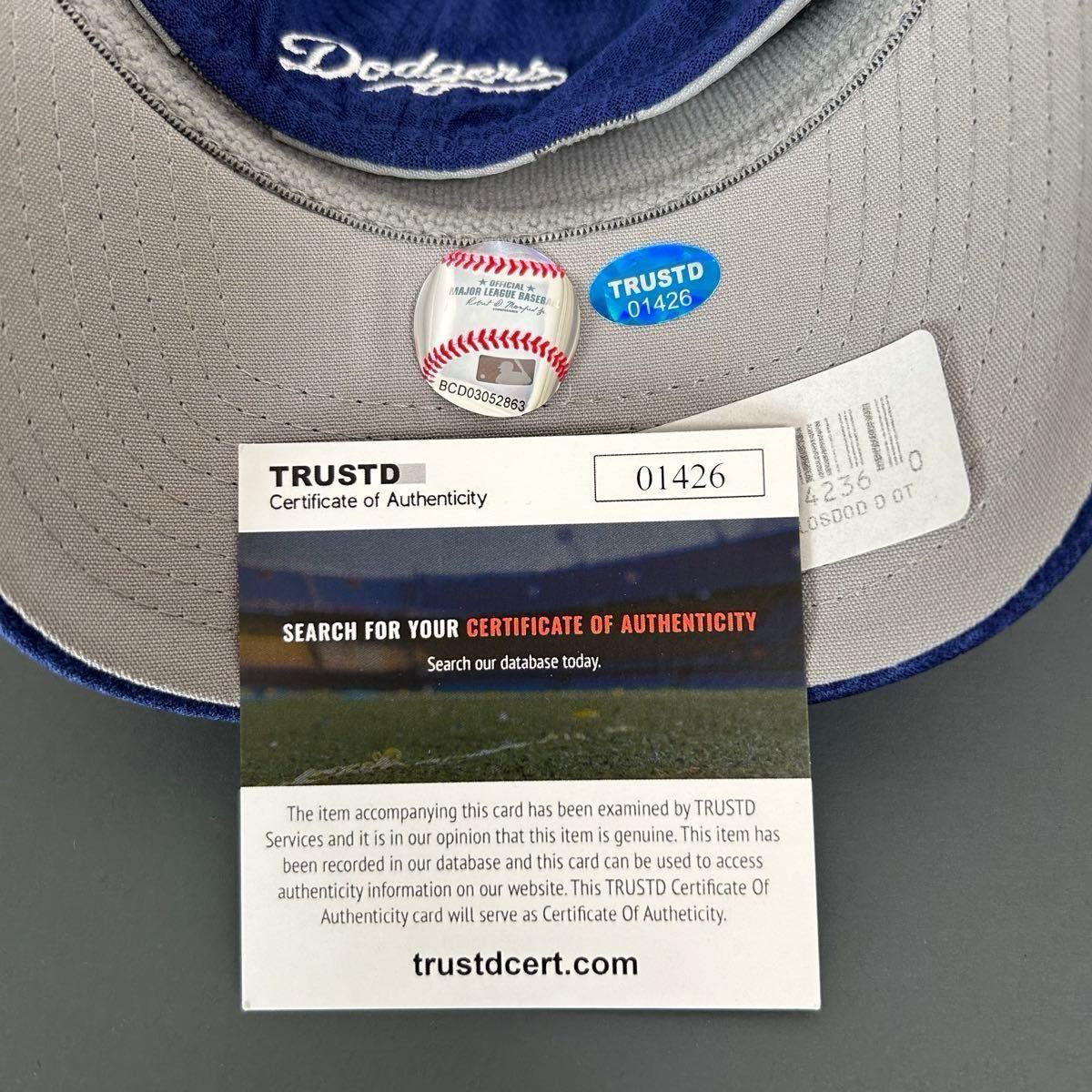 大谷翔平選手直筆サイン入りCAP ロサンゼルスドジャースキャップ 大谷翔平選手直筆サイン入りCAP ロサンゼルスドジャースキャップ