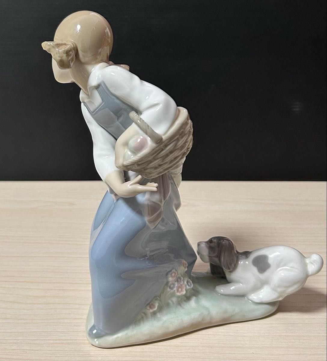LLADRO リヤドロ 4982 『ポチのいたずら』 フィギュリン 置物 LLADRO リヤドロ 4982 『ポチのいたずら』 フィギュリン 置物