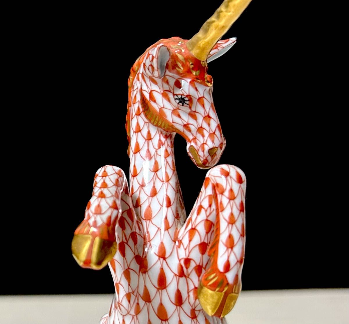 HEREND ヘレンド ユニコーン Zodiac フィギュリン 美品 置物 HEREND ヘレンド ユニコーン Zodiac フィギュリン 美品 置物