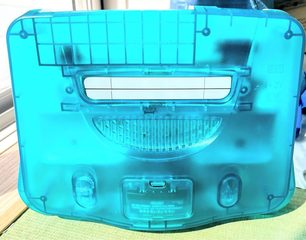 NINTENDO64 本体 一式 クリアブルー 人気 コントローラー AC NINTENDO64 本体 一式 クリアブルー 人気 コントローラー AC