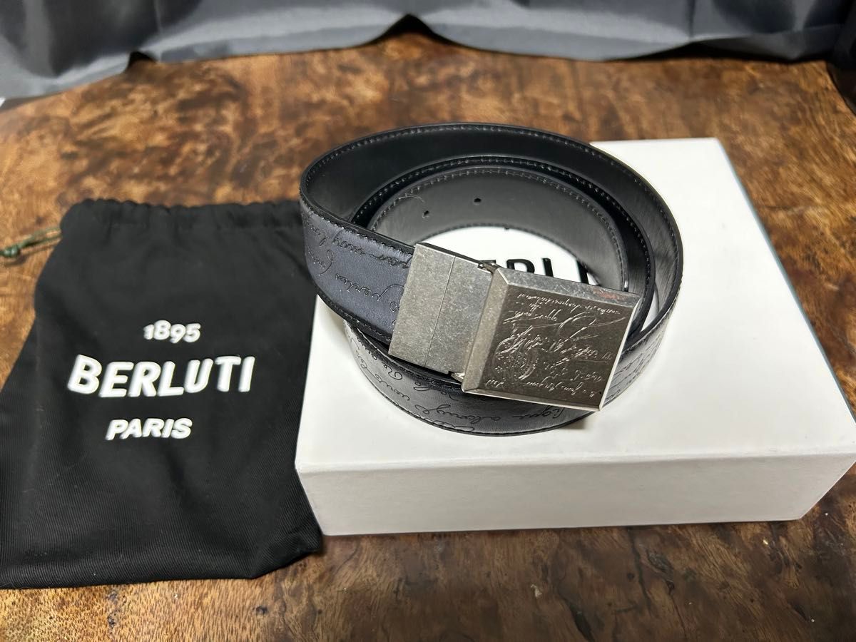 希少美品 BERLUTI ベルルッティ ベルト カリグラフィー 希少美品 BERLUTI ベルルッティ ベルト カリグラフィー