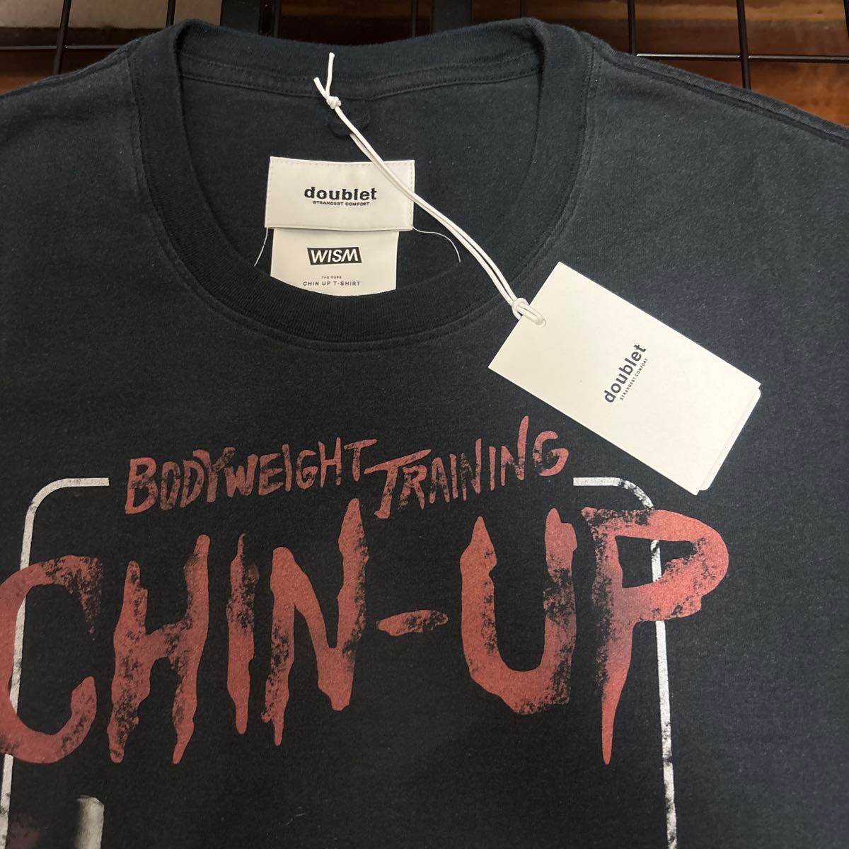 doublet / ダブレット】WISM 別注 CHIN UP T-SHIRT|Yahoo doublet / ダブレット】WISM 別注 CHIN UP T-SHIRT|Yahoo