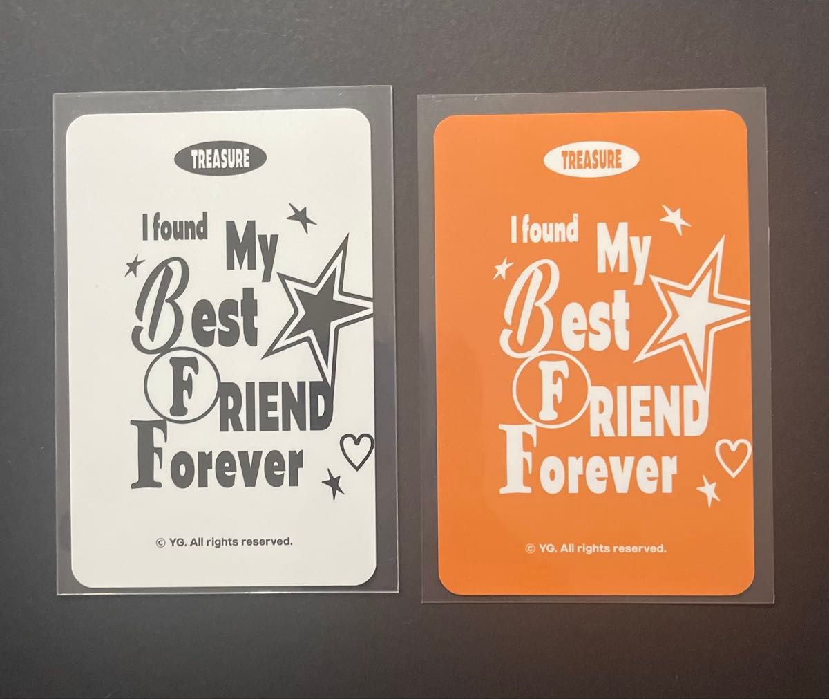 TREASURE アサヒ BFF トレカ A B ver 2枚セット best friend TREASURE アサヒ BFF トレカ A B ver 2枚セット best friend