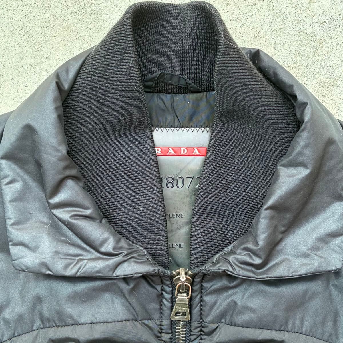 archive prada sport nylon layered jacket ライダース ブルゾン archive prada sport nylon layered jacket ライダース ブルゾン
