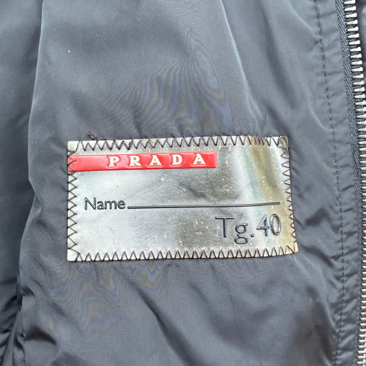 archive prada sport nylon layered jacket ライダース ブルゾン archive prada sport nylon layered jacket ライダース ブルゾン