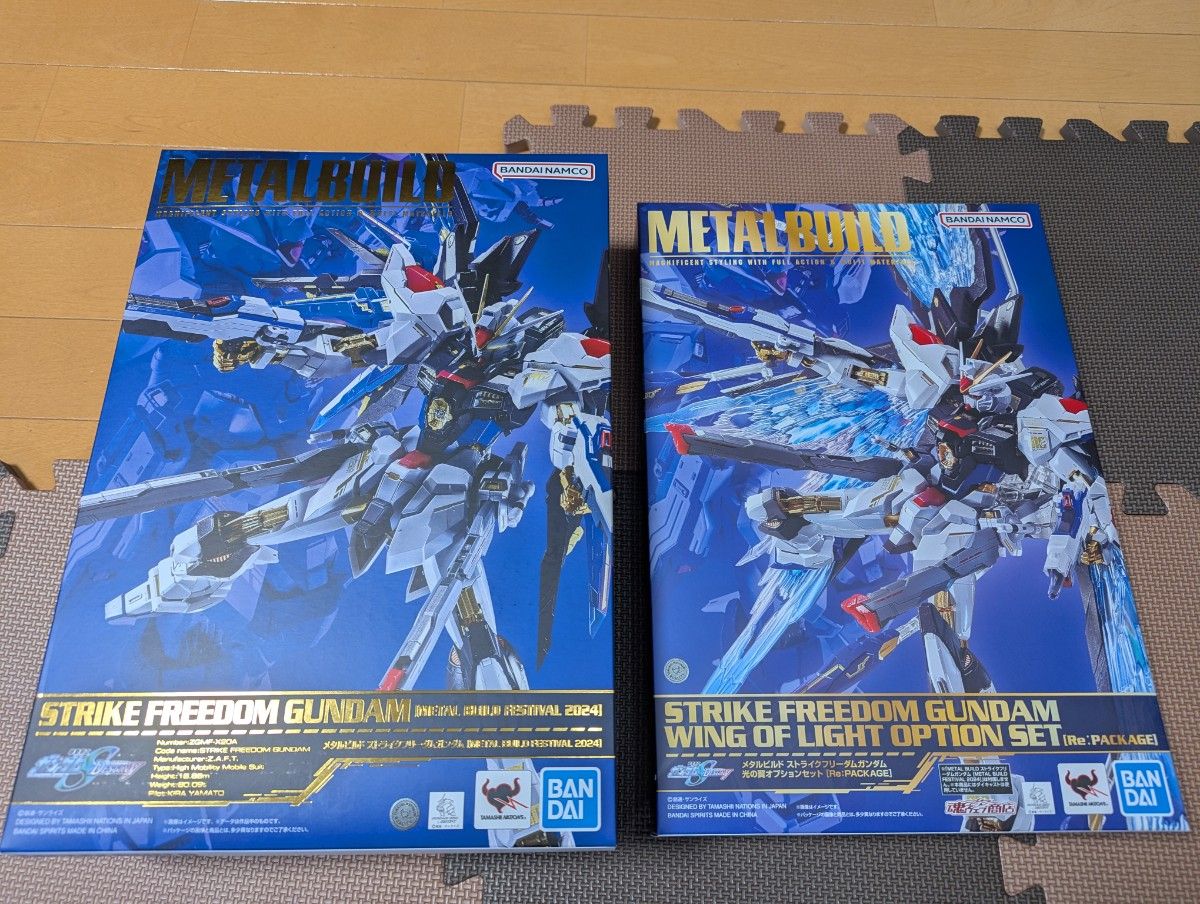 METAL BUILD ストライクフリーダムガンダム& 光の翼オプション METAL BUILD ストライクフリーダムガンダム& 光の翼オプション