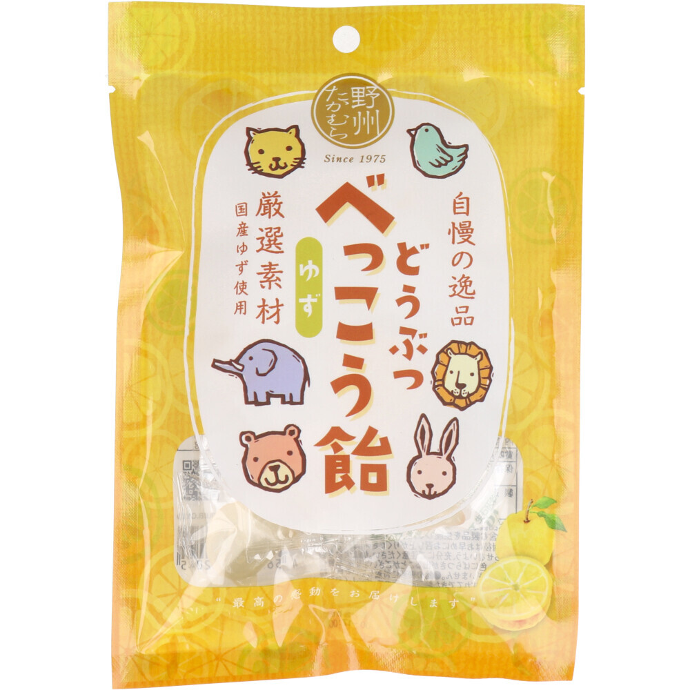 どうぶつべっこう飴 ゆず 50g【同梱區(qū)分NS-21759314-1】