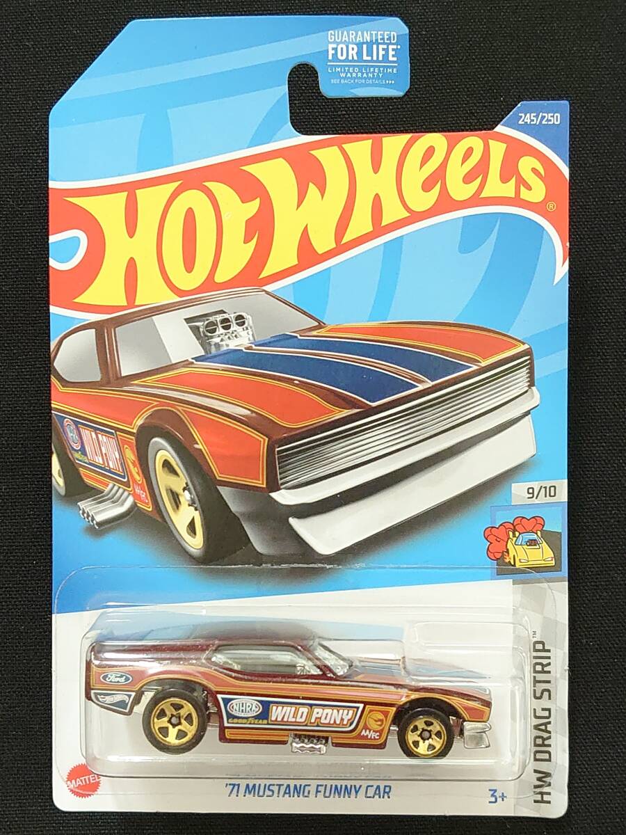 * Hot Wheels *US карта 2022 '71 MUSTANG FUNNY CARto отдых рукоятка to Mustang fa колено машина HW DRAG STRIP HotWheels трещина ①