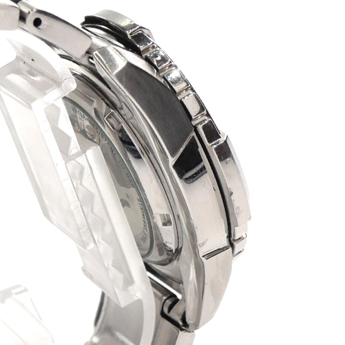 1円スタート 稼働品 SEIKO セイコー SEIKO 5 SPORTS セイコーファイブスポーツ 7S36-04M0 デイデイト 自動巻き 里スケ シルバー文字盤