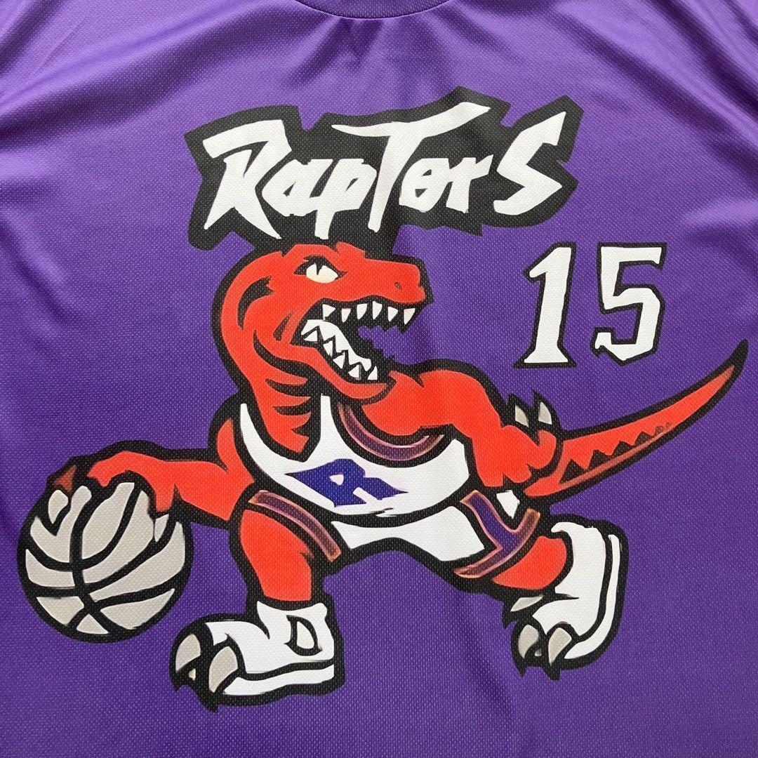【未使用品】 NBA　RAPTORS　CARTER #15 ビンス?カーター　トロント?ラプターズ Tシャツ　ユニフォーム ゲームシャツ　ジャージ　XL